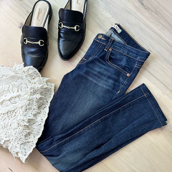 Dark Wash Skinny Jeans Size 26 J Brand Pencil Leg Style Low rise - Picture 8 of 8